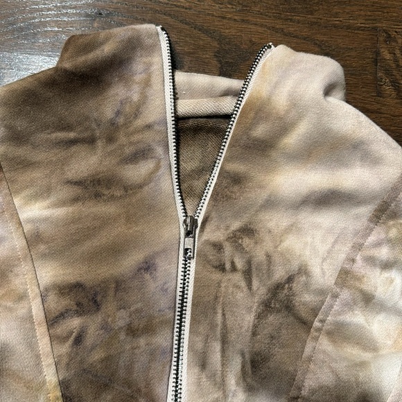 Tie Dye Half Zip Crop Hoodie 💫 - Picture 2 of 2